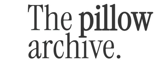 The Pillow Archive